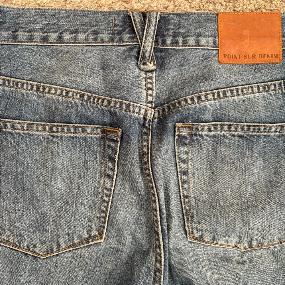 Point Sur Ripped Distressed Cropped High Rise Retro Boy Jeans Size 27 Petite